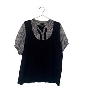 Lane Bryant Sweater Vest Blouse - Size 22/24